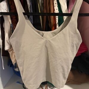 Lululemon Grey/Green/Cream Tank Top